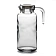 Кувшин прозрачный с крышкой, объем 1300 мл, стекло, PASABAHCE 'БЕЙЗИК', фирменная подарочная упаковк