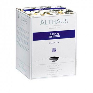 Чай Althaus Pira Packs Assam Meleng  15 пакx2,75гр/уп