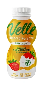 Напиток кокосовый Velle Клубника-земляника, 230г