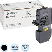 Тонер-картридж KYOCERA (TK-5240K) P5026cdn/w/M5526cdn/w, ресурс 4000 стр., цвет черный, оригинальный, 1T02R70NL0