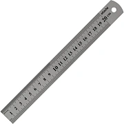 Линейка металлическая 20 см Attache