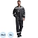 Костюм лет муж (куртка, пк) л22 т.сер./св.сер 136-140/170-176
