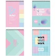 Блокнот А6 60л. на гребне BG 'Pastel notes'