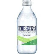 Вода минеральная Сенежская негазированная, стекло, 0,33 л