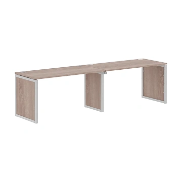 Стол 2-х местный XQPWST 2870 Дуб Сонома/Алюминий 2800х700х750 XTEN-QP