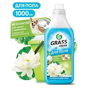 Средство для мытья пола суперконцентрат 1 л, GRASS ARENA 'Водяная лилия', с полирующим эффектом, 125184