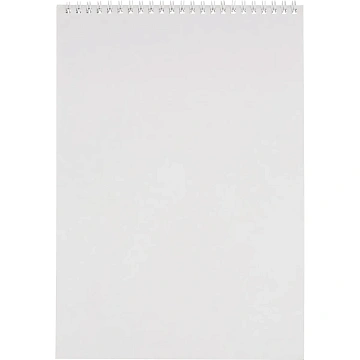 Блокнот А4,60л,клетка,метал.гребень,цв.обложка Forma