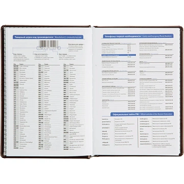 Ежедневник недатированный Attache Selection Gloss, А5,160л., корич,нат.кожа