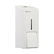 Механический дозатор жидкого мыла металлический 'MERIDA STELLA R' MINI (белый) 500 мл