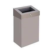 Мусорное ведро Merida Stella R KSA107.R, 12л, металлическое, Anti Finger, с конусным отверстием