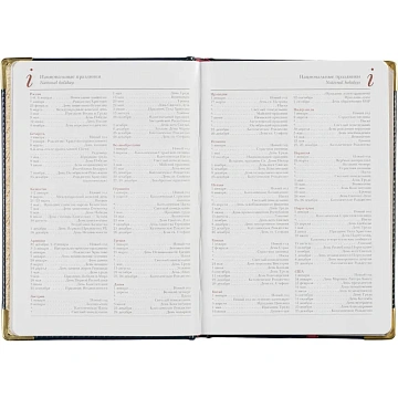 Ежедневник недатированный А5+, 145х205,Sidney Nebraska,син,з.уг 3-128/14