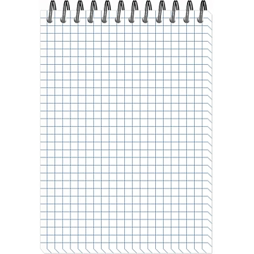 Блокнот А6 50л,спираль,клетка,Concept