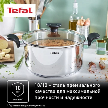 Кастрюля с крышкой Tefal Primary 5.3л, 24см