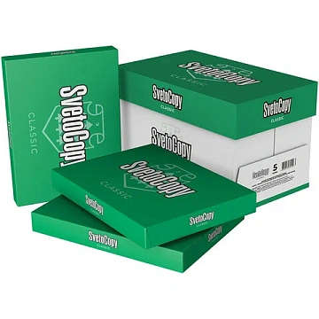 Бумага офисная БОЛЬШОГО ФОРМАТА (297х420), А3, 80 г/м2, 500 л., марка С, SVETOCOPY CLASSIC, 146% (CI