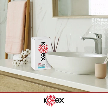 Прокладки Kotex Deo  ежедневные, ультратонкие, 56шт