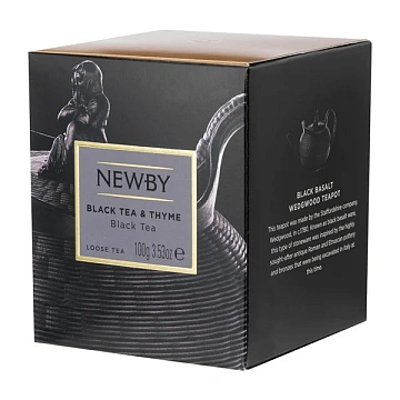 Чай черный Newby чабрец, 100г