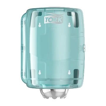 Диспенсер для полотенец с центральной вытяжкой Tellus (tork) Performance M2, 659000, бело-голубой