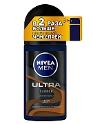 Антиперспирант Nivea Men Ultra Carbon антибактериальный эффект шариковый, 50мл