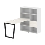 Рабочая станция EVRST 1113 Ясень Траун/Черный 1790х1120х1355 EDIS