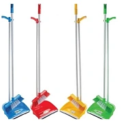 Совок со щеткой для пола Eco-Force ленивка пластик, малый, цвет ассорти, 36UC/3