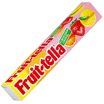 Конфеты жевательные Fruittella Ассорти с фруктовым соком, 41г x 21 шт