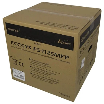 МФУ лазерное KYOCERA FS-1125MFP '4 в 1', А4, 25 стр./мин., 20000 стр./мес, ДУПЛЕКС, АПД, сетевая карта, 1102M73RU2