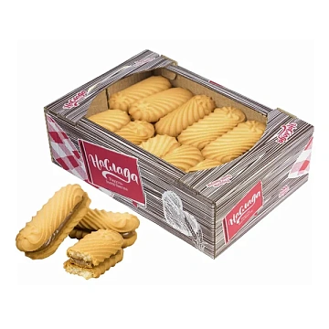 Печенье Наслада сэндвич с вареной сгущенкой, 1.3кг