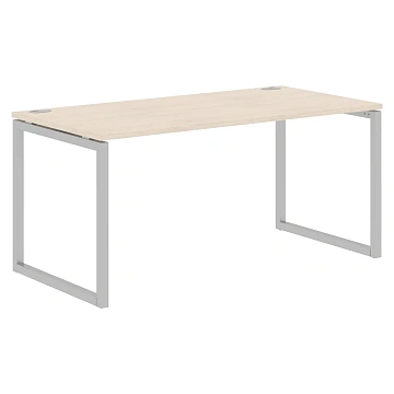 Стол прямой XQST 168 Бук Тиара/Алюминий 1600х800х750 XTEN-Q