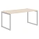 Стол прямой XQST 168 Бук Тиара/Алюминий 1600х800х750 XTEN-Q