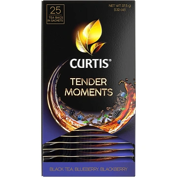 Чай Curtis Tender Moments, черный, 25 пакетиков