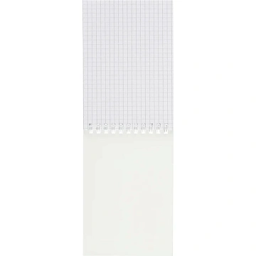 Блокнот А6,80л,кл,греб,карт.обл+УФ-лак Attache Selection FluidСеро-Голуб