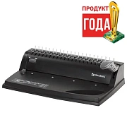 Переплетная машина для пластиковой пружины BRAUBERG B8, пробивает до 8 листов, сшивает до 125 листов, 530958