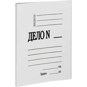 Папка-обложка ДЕЛО 280г/м2 немелованная 200 шт/уп 1496173