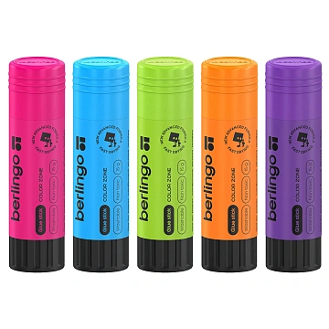 Клей-карандаш Berlingo 'Color Zone', 15г, ПВП