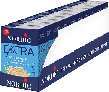 Хлопья овсяные Nordic 5 минут варки, 400г