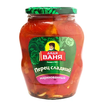 Перец Дядя Ваня маринованный сладкий, 680г