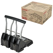 Дырокол на 4 отверстия металлический МОЩНЫЙ BRAUBERG 'Heavy Duty Extra', до 150 л., 270555