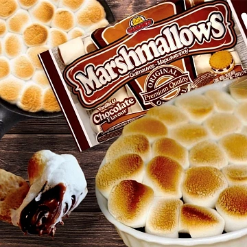 Маршмеллоу Guandy Candy шоколадно-ванильный, 200г