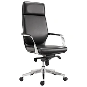 Кресло офисное BRABIX PREMIUM 'Resonance EX-755', мультиблок, алюминий, экокожа, черное, 532487