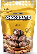 Конфеты Chocodate финики с миндалем в молочном шоколаде, 100г