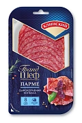 Колбаса Клинский Парме сырокопченая нарезка, 85г