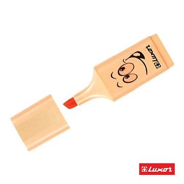 Текстовыделители Luxor 'Eyeliter Pastel' пастельный оранжевый, 1-4,5мм