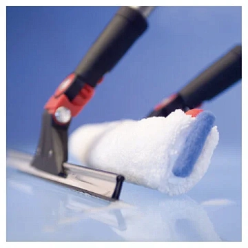 Насадка-шубка для мытья окон VILEDA 'Эволюшн', микрофибра, ширина 35 см (к щетке 602099), 500207
