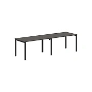 Стол 2-х местный EUWST 2780 Мокко/Черный 2726х800х750 EDIS