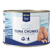METRO Chef Тунец кусочки в рассоле, 1.705кг