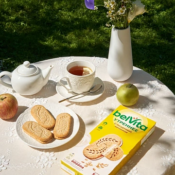 Печенье BelVita Утреннее сэндвич злаки и йогурт 253г