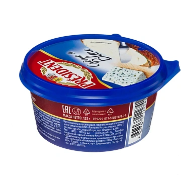 Сыр плавленый President Крем де Блю 50%, 125г