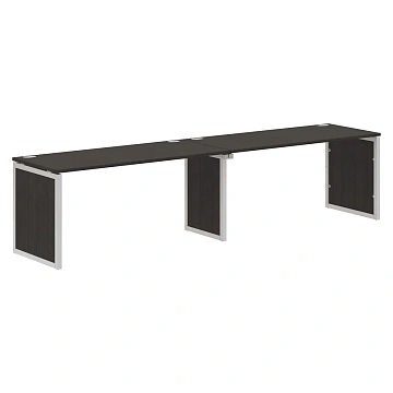 Стол 2-х местный XQPWST 3270 Дуб Юкон Модерн/Алюминий 1600х700х750 XTEN-QP