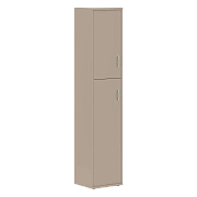 Шкаф колонка с глухой малой и средней дверьми СУ-1.8(L) Мокачино 406х365х1975 IMAGO