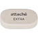 Ластик овальный Attache Extra, нат.каучук, 45x28x10мм, пастельн.ассорти